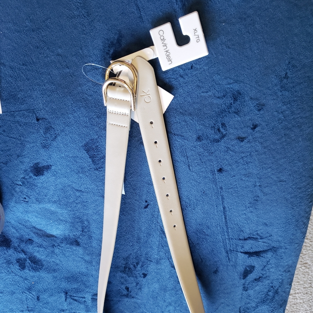 NWT Calvin Klein synthetic leather women's belt - Picture 1 of 4